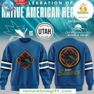 San Jose Sharks Heritage Night Sweatshirt Native American