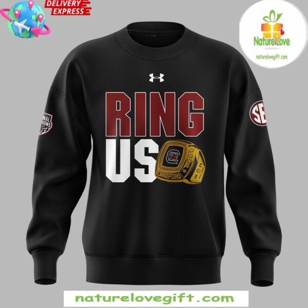South Carolina Gamecocks Champions Sweatshirt NCAA Ring Winner
