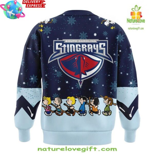South Carolina Stingrays Peanuts Night Sweatshirt Hockey Fan Gift