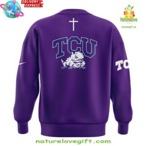 TCU Football Jesus Won 2024 Purple Sweatshirt