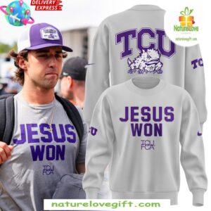 TCU Football 2025 Jesus Won Sweatshirt