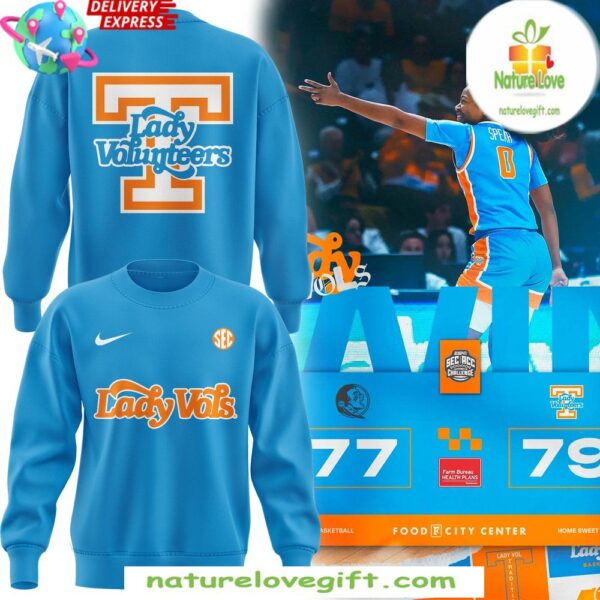 Tennessee Volunteers Blue Sweatshirt for Women