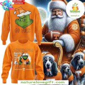 Tennessee Volunteers Grinch Christmas 2025 Orange Sweatshirt