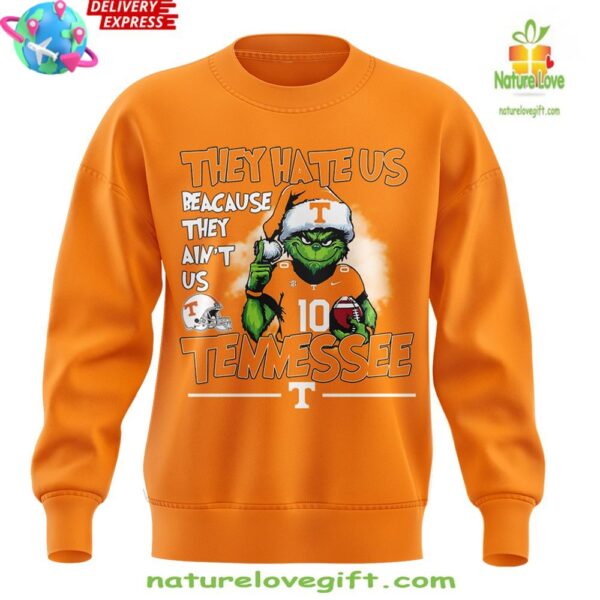 Tennessee Volunteers Grinch Christmas 2025 Orange Sweatshirt