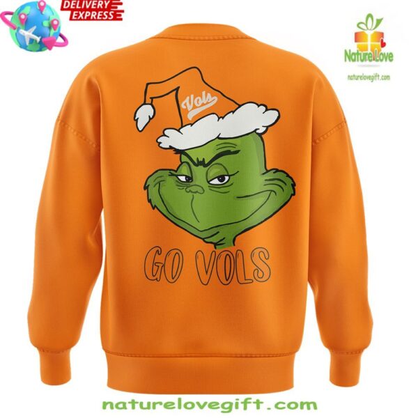 Tennessee Volunteers Grinch Christmas 2025 Orange Sweatshirt