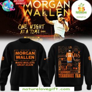 Tennessee Volunteers Morgan Wallen 2025 Black Sweatshirt Mullets Great Again