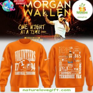 Tennessee Volunteers Morgan Wallen 2025 Orange Hoodie Sweatshirt
