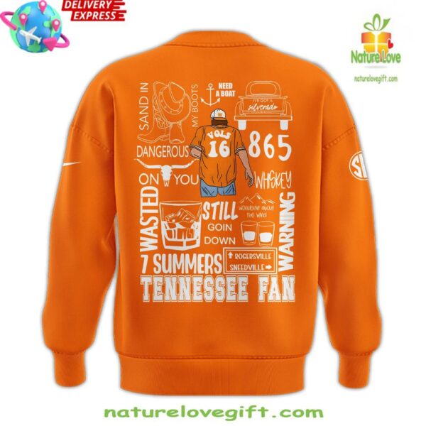 Tennessee Volunteers Morgan Wallen 2025 Orange Hoodie Sweatshirt