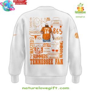 Tennessee Volunteers x Morgan Wallen 2024 White Sweatshirt