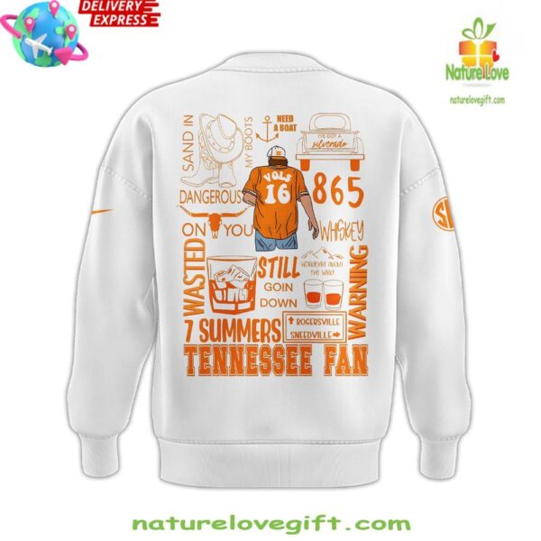 Tennessee Volunteers Morgan Wallen 2025 White Sweatshirt Mullets Great Again