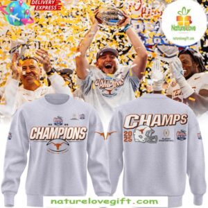 Texas Longhorns 2025 Peach Bowl Champions Sweatshirt