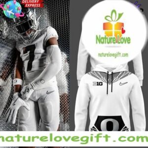 Oregon Ducks Big Ten Whiteout Hoodie Limited Edition Go Ducks