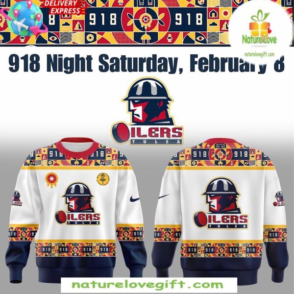 Tulsa Oilers 918 Night Sweatshirt Hockey Fan Apparel