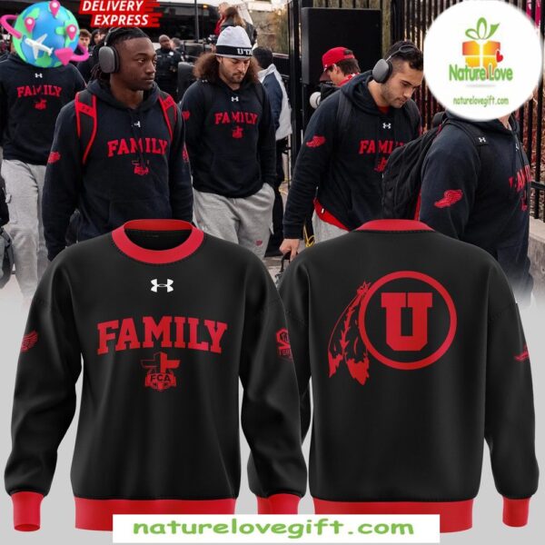 Utah Utes Football Black Sweatshirt Family Forever Special Fan Gear