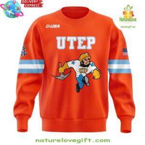 UTEP Miners Football Uniform Homecoming Special Sweatshirt