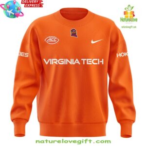 Virginia Tech Hokies Football 2024 Orange Sweatshirt