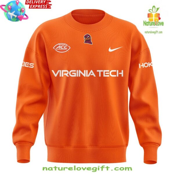Virginia Tech Hokies 2025 Orange Football Sweatshirt
