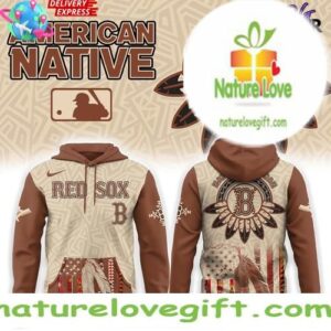 Boston Red Sox 2025 Heritage Hoodie Native American Edition