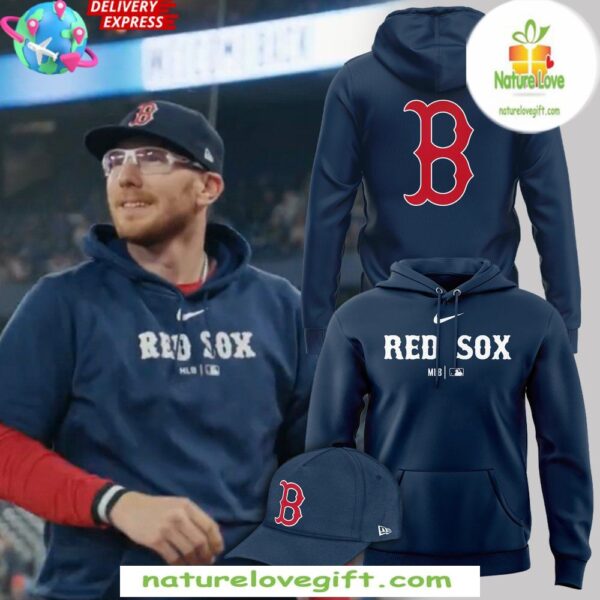 Boston Red Sox Navy Blue Hoodie Baseball Classic Fan Apparel