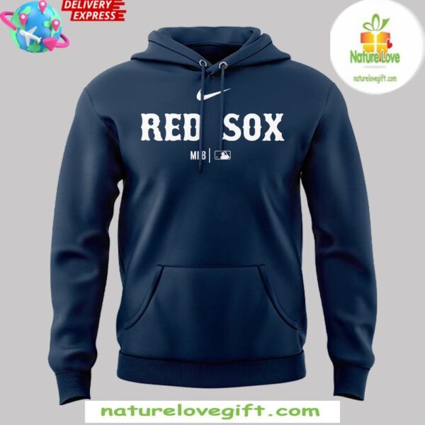Boston Red Sox Navy Blue Hoodie Baseball Classic Fan Apparel