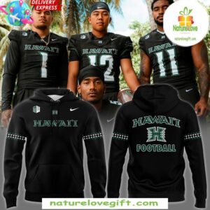 Hawaii Rainbow Warriors Football Hoodie New Uniforms Design