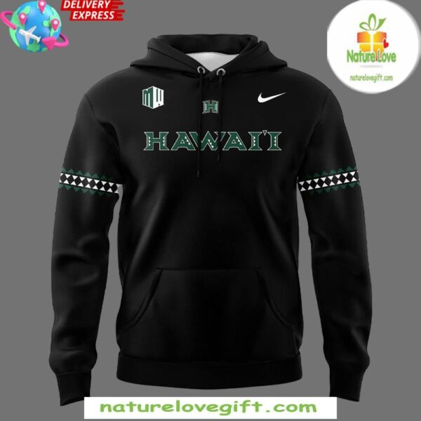 Hawaii Rainbow Warriors Football Hoodie New Uniforms Design