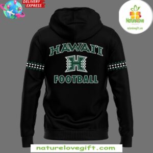 Hawaii Rainbow Warriors football New Uniforms Hoodie InspirDG 3