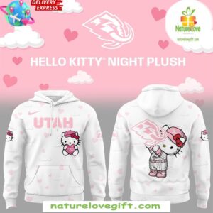 Hello Kitty Hoodie Utah Mammoth Plush 2025 Night Wear