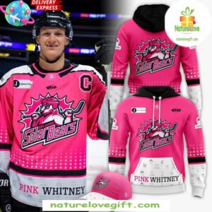 Orlando Solar Bears Pink Whitney Hoodie 2025 Limited Edition