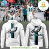 Philadelphia Eagles 2025 White Hoodie NFL Fan Apparel