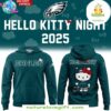 Philadelphia Eagles Hello Kitty Hoodie 2025 Green Fan Apparel