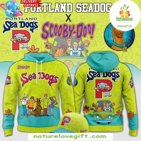 Portland Sea Dogs Scooby Doo 2025 Hoodie Fan Apparel