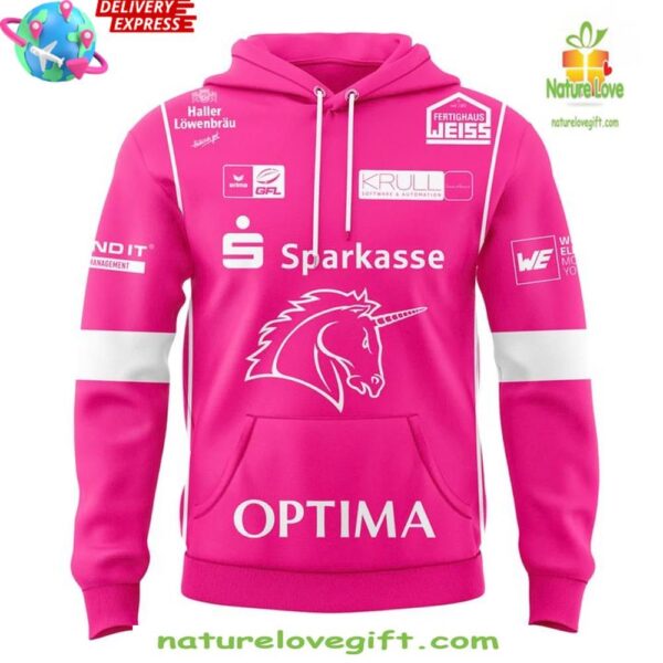 Schwabisch Hall Unicorns 2025 Pink Bowl Hoodie