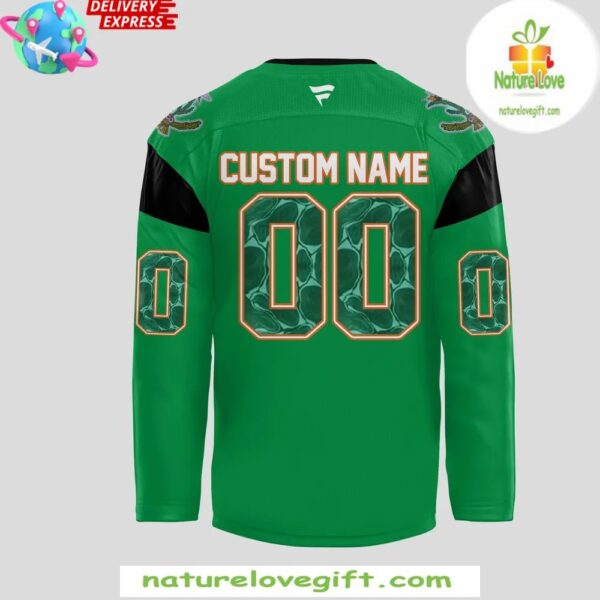 Seattle Kraken 2025 Green Hockey Jersey Night Edition