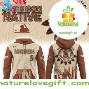 Seattle Mariners 2025 Native Heritage Hoodie Special Edition