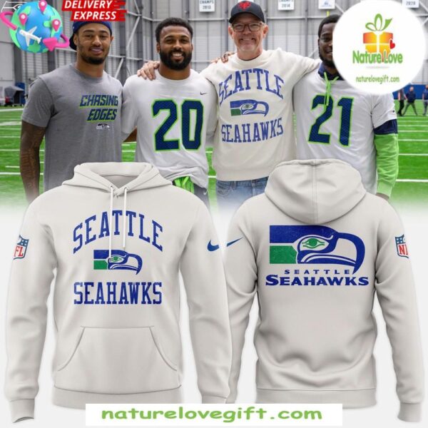Seattle Seahawks Hoodie Logo Crewneck Sweatshirt
