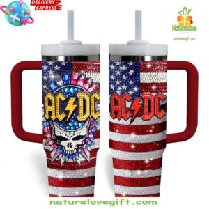 ACDC American Diamond Crystal Stanley Tumbler Cup