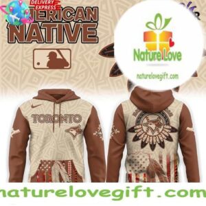 Toronto Blue Jays 2025 Heritage Hoodie Native American Edition