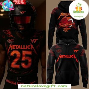 Virginia Tech Hokies Metallica 2025 Hoodie College Fan Apparel