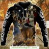Deer Hunting Hoodie 3D All Over Print for Deer Lovers Christmas Gift