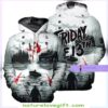 Friday The 13th Jason Voorhees 3D Hoodie All Over Print Shirt