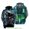 Ghostface Scream Hoodie Personalized 3D Halloween Horror Print