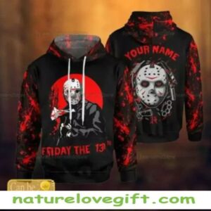 Jason Voorhees Hoodie Personalized 3D Print Halloween Horror