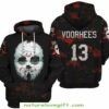 Jason Voorhees Mask Friday The 13th 3D Hoodie All Over Print Shirt