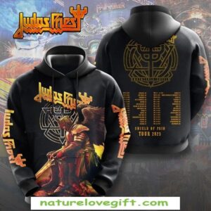 Judas Priest 3D Hoodie 2025 Tour All Sizes Fan Merch