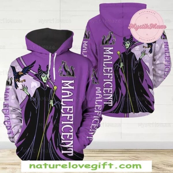 Maleficent Hoodie Halloween Gift 3D All Over Print Shirt