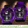 Nightmare Before Christmas Jack Skellington 3D Hoodie Halloween Shirt