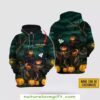 Personalized Halloween Hoodie 3D Pumpkin King Billiards Shirt