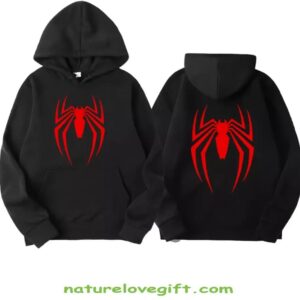 Winter Spider Man Casual Unisex Hoodie Streetwear Pullover Streetwear Marvell 2
