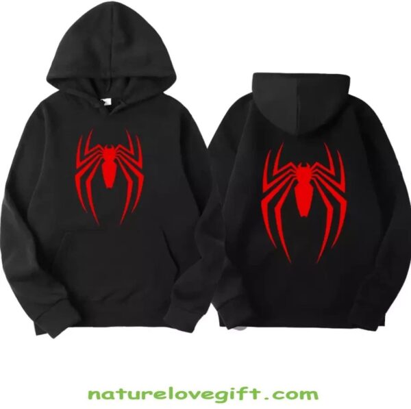Spider Man Hoodie Winter Unisex Casual Streetwear Pullover